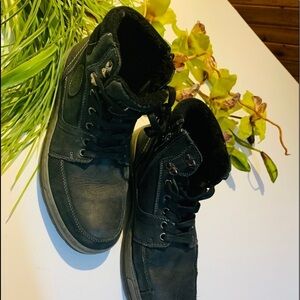 Noise black leather men’s boots size 42
